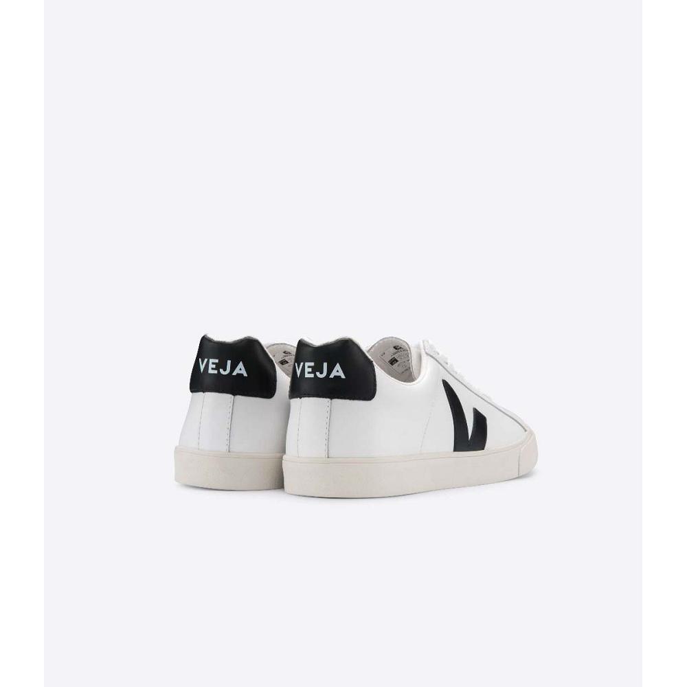 Veja ESPLAR LEATHER Tenisky Damske White/Black | SK 614VRW